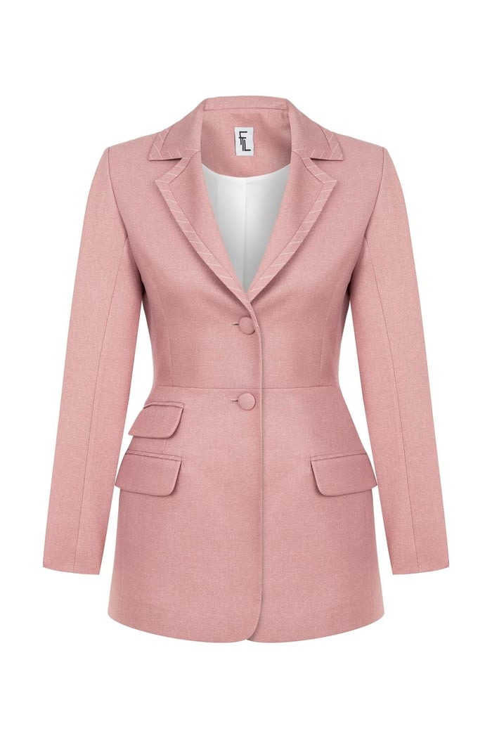 FTL Lucien Açık Pembe Blazer