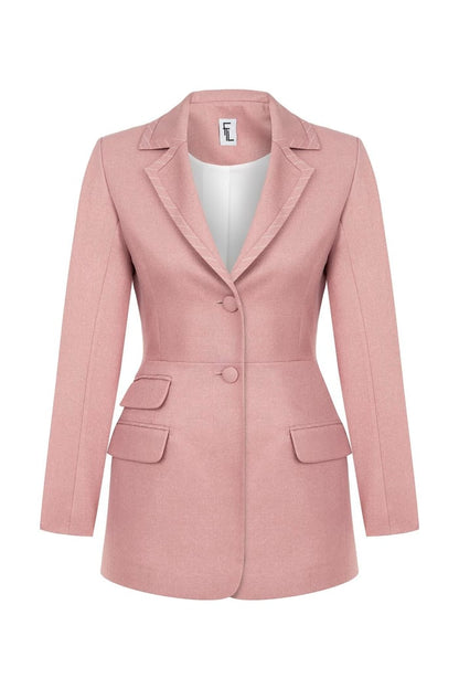 FTL Lucien Açık Pembe Blazer