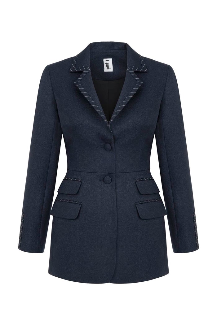 FTL Lucien Gece Mavisi Blazer