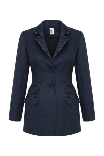 FTL Lucien Gece Mavisi Blazer