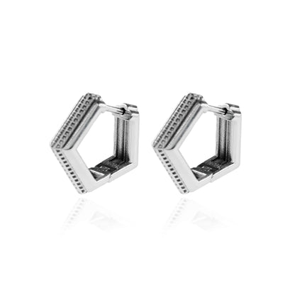 Mini Verta Huggies Küpe 925 Ayar Gümüş 01