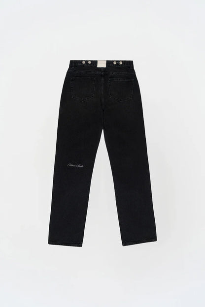 KNST Siyah Straight Fit Jean