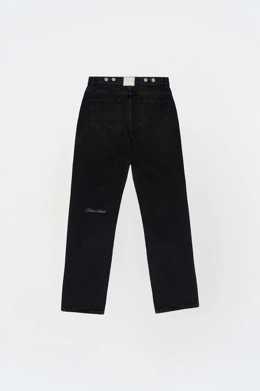KNST Siyah Straight Fit Jean