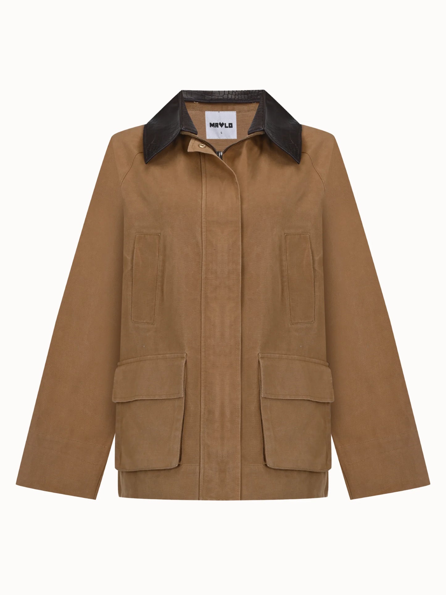 MVL Mumlu Kanvas Camel Ceket